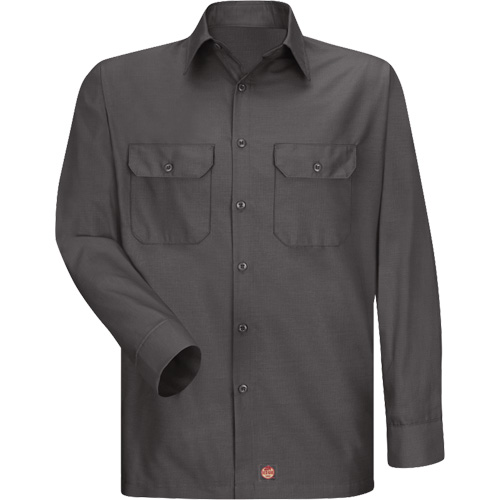 Chemise &agrave; manches longues en tissu ind&eacute;chirable, Hommes, 3T-Grand, Charbon Nia-Chem Ltd.