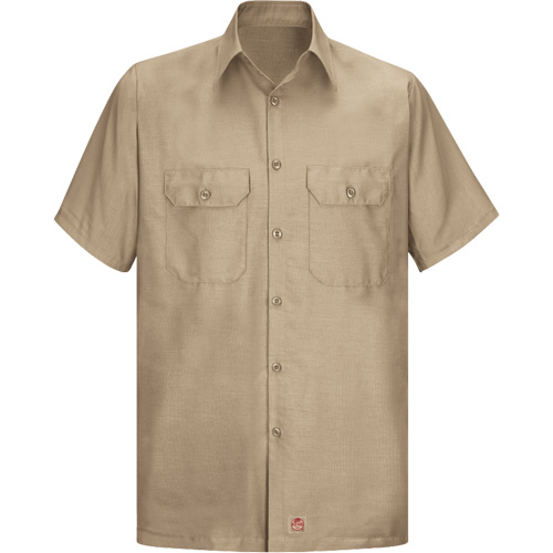 Short Sleeve Ripstop Shirt, Men's, 3X-Large, Khaki Nia-Chem Ltd.