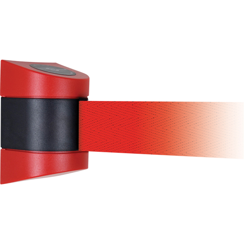 TensaBarrier&reg; Wall Mounted Units, Plastic, Screw Mount, 15', Red Tape Nia-Chem Ltd.