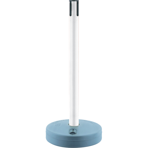 Outdoor TensaBarrier&reg; - Receiver Posts, 37" High, White Nia-Chem Ltd.