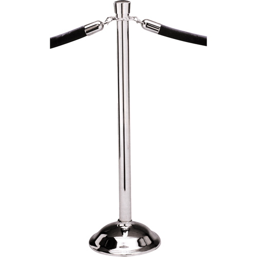 Poteaux portatifs, Hauteur de 39", Chrome poli Nia-Chem Ltd.