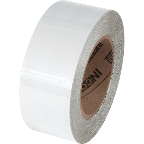 Tuff Mark&reg; Floor Marking Tape, 4" x 100', Polyester, White Nia-Chem Ltd.
