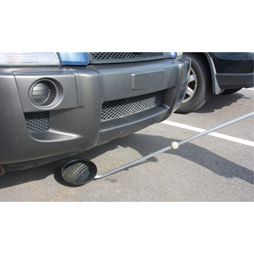 Miroir d'inspection, 8,5" dia, Ronde, Poign&eacute;e 47" Nia-Chem Ltd.