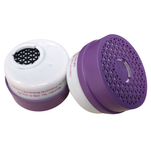 Cartouche pour respirateur, Combinaison cartouche et filtre contre les particules pour gaz/vapeurs, Gaz acide/Gaz de chlore/Filtre P100 Nia-Chem Ltd.