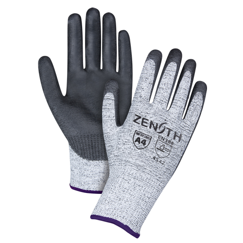 Seamless Stretch Cut-Resistant Gloves, Size 6/X-Small, 13 Gauge, Polyurethane Coated, HPPE Shell, ANSI/ISEA 105 Level 4/EN 388 Level 5 Nia-Chem Ltd.