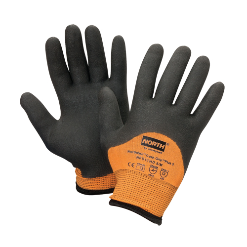 North&reg; Cold Grip Plus 5 Gloves, Size X-Large/10, 15 Gauge, PVC Coated, Polyamide Shell, ANSI/ISEA 105 Level 5 Nia-Chem Ltd.