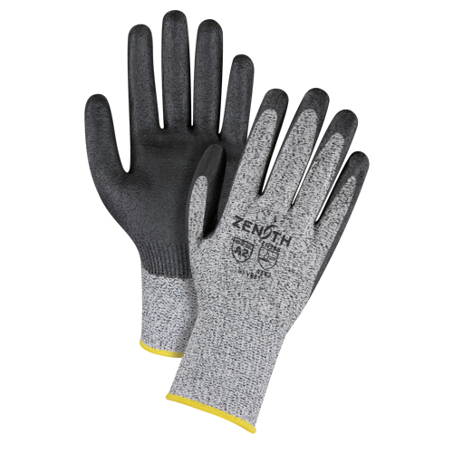 Gants &eacute;lastiques sans coutures r&eacute;sistants &agrave; la coupe, Taille Moyen/8, Calibre 13, Rev&ecirc;tement Polyur&eacute;thane, Enveloppe en PEHP, ANSI/ISEA 105 niveau 2/EN 388 niveau 3 Nia-Chem Ltd.