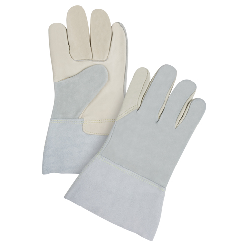 Gants de travail de premi&egrave;re qualit&eacute; &agrave; dos refendu, Petit, Paume en Cuir fleur de vache Nia-Chem Ltd.