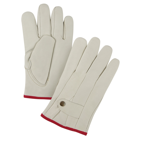 Premiun Winter-Lined Ropers Gloves, Small, Grain Cowhide Palm, Fleece Inner Lining Nia-Chem Ltd.