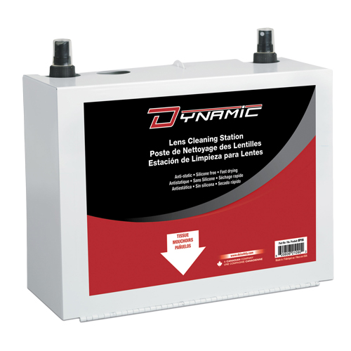Poste de nettoyage de lentilles Dynamic, M&eacute;tal, 8" lo x 5" p x 6" h Nia-Chem Ltd.