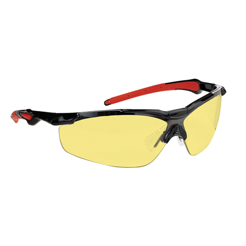 Dynamic Hawk Series Safety Glasses, Amber Lens, Anti-Fog, ANSI Z87+/Meets/Exceeds CSA Z94.3 Nia-Chem Ltd.