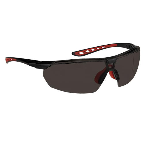 Lunettes de s&eacute;curit&eacute; s&eacute;rie Falcon Dynamic, Lentille Fum&eacute;e, Antibu&eacute;e, ANSI Z87+/R&eacute;pond ou surpasse la norme CSA Z94.3 Nia-Chem Ltd.