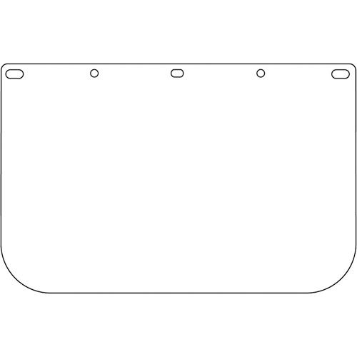 Dynamic Die Cut Faceshield Visor, PETG, Clear Tint Nia-Chem Ltd.