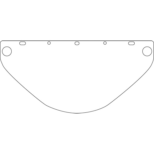 Dynamic Die Cut Faceshield Visor, PETG, Clear Tint Nia-Chem Ltd.