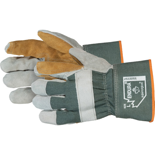 Gants dajusteur avec paume double Endura, Taille unique, Paume en Cuir de vache refendu Nia-Chem Ltd.