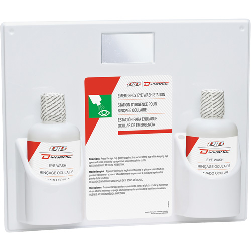 Dynamic Eyewash Station with Isotonic Solution, Double Nia-Chem Ltd.