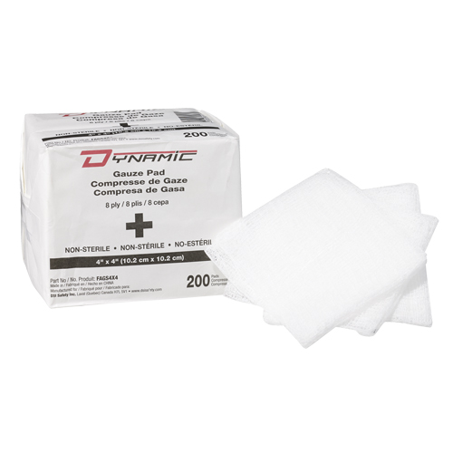 Dynamic Gauze Sponge, Pad, 4" L x 4" W, Medical Device Class 1 Nia-Chem Ltd.