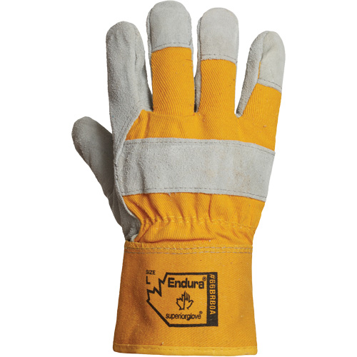 Gants d'ajusteur pour l'hiver Endura, Grand, Paume en Cuir refendu, Doublure en Boa Nia-Chem Ltd.
