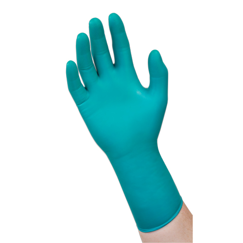 93-260 Chemical Resistant Disposable Gloves, X-Small, Neoprene/Nitrile, 7.8-mil, Powder-Free, Green Nia-Chem Ltd.
