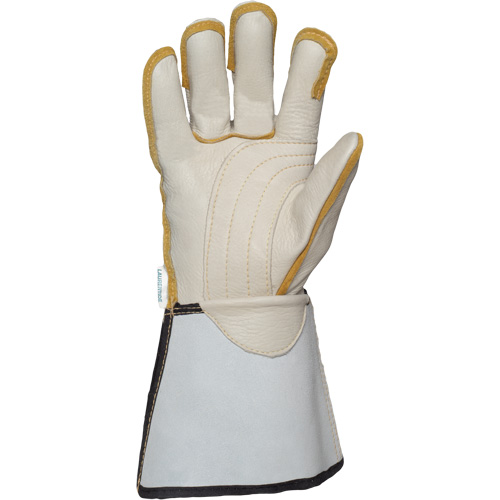Gants pour monteur de ligne, Petit, Paume en Cuir fleur de vache Nia-Chem Ltd.