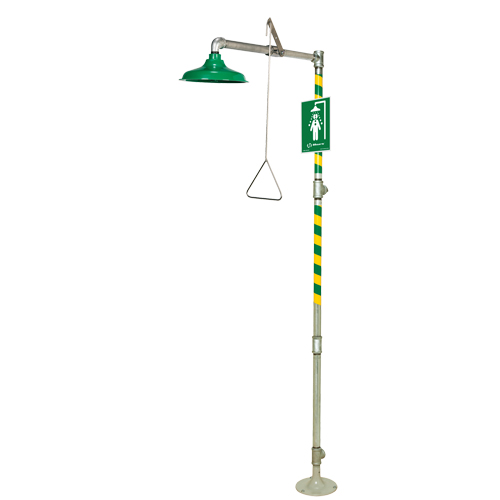 Douche de rinçage sur plancher, Socle Nia-Chem Ltd.