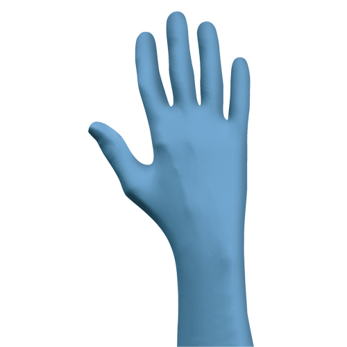 Gants N-Dex 7500PF, T-Grand, Nitrile, 4 mils, Sans poudre, Bleu Nia-Chem Ltd.