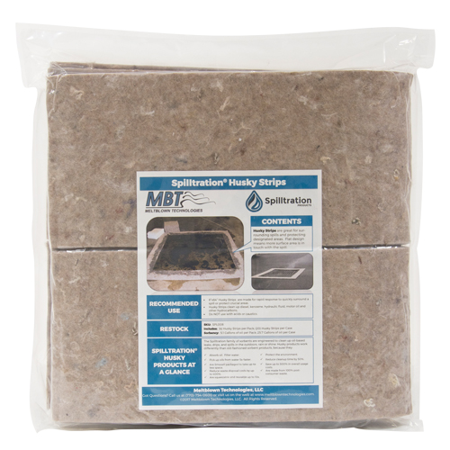 Bandes Husky Spilltration, Huile seulement, 64" x 8", 4 gal. d'absorption Nia-Chem Ltd.