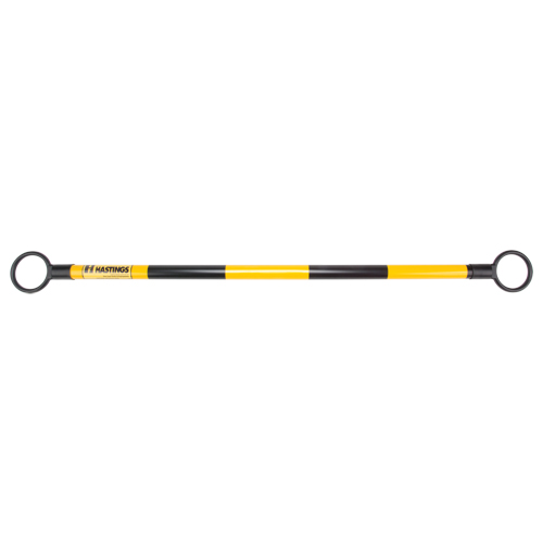 Telescopic Barricade Bar, 85" Extended Length, Black/Yellow Nia-Chem Ltd.
