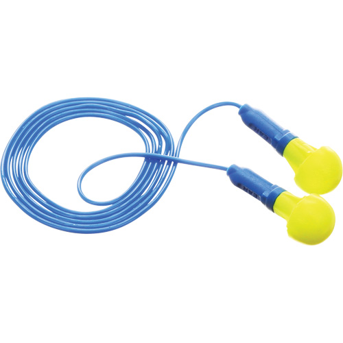 E-A-R Push-Ins Earplugs, Corded, Pair - Polybag, 28/23 dB NRR, One-Size Nia-Chem Ltd.
