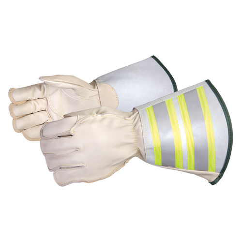 Gants de monteur de lignes de luxe Endura, Grand, Paume en Cuir de cheval Nia-Chem Ltd.