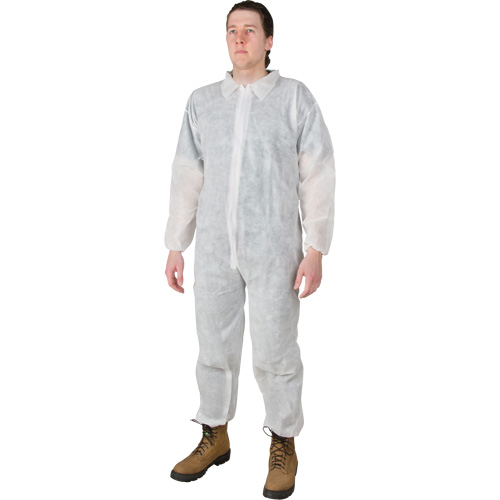 Coveralls, X-Large, White, Polypropylene Nia-Chem Ltd.