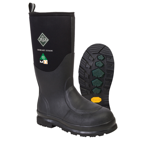 Bottes de travail Chore Met Extreme, Caoutchouc, Pointure 7, Semelle R&eacute;sistant aux perforations Nia-Chem Ltd.