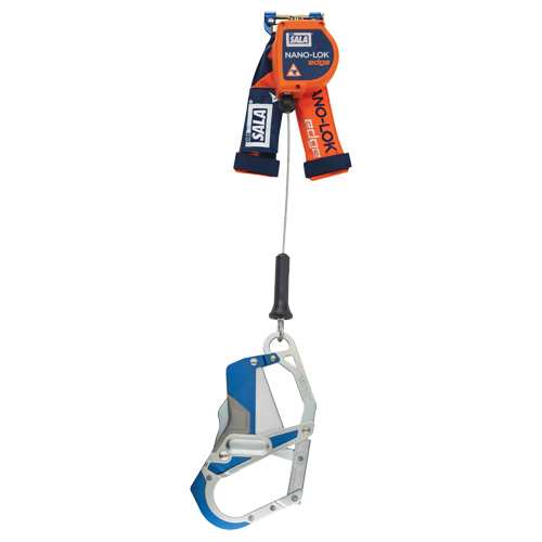 Nano-Lok Edge Self-Retracting Lifeline, 7.3', Stainless Steel, Swivel Nia-Chem Ltd.