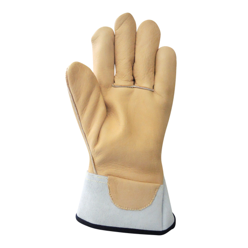 Gants pour monteur de ligne, Petit, Paume en Cuir fleur de vache Nia-Chem Ltd.