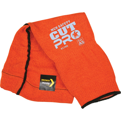 Memphis&reg; Sleeves With Thumb Hole, Kevlar&reg;, 14", ASTM ANSI Level A5, Orange Nia-Chem Ltd.