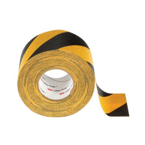 Safety-Walk 600 Series Anti-Slip Tape, 6" x 60', Black & Yellow Nia-Chem Ltd.