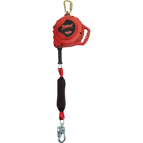 Rebel Self-Retracting Lifeline, 33', Galvanized Steel, Swivel Nia-Chem Ltd.