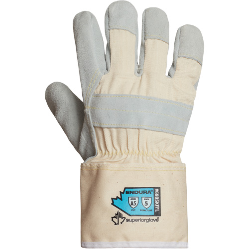 Endura&reg; Cut-Resistant Gloves, Small, Split Leather Palm Nia-Chem Ltd.