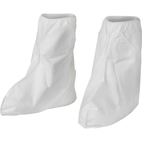 Couvre-botte jetable KleenGuard A40, Taille unique, Microporeux, Blanc Nia-Chem Ltd.