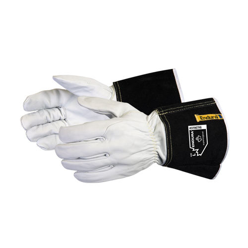 Gants de soudage Endura, Cuir fleur de ch&egrave;vre, Taille Petit Nia-Chem Ltd.