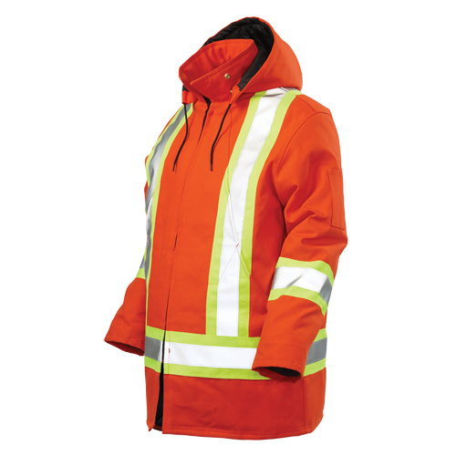 Parka de s&eacute;curit&eacute;, Orange haute visibilit&eacute;, Grand Nia-Chem Ltd.