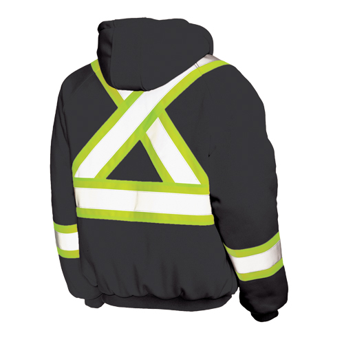 Insulated Safety Hoodie, Polyester, Large, Black Nia-Chem Ltd.