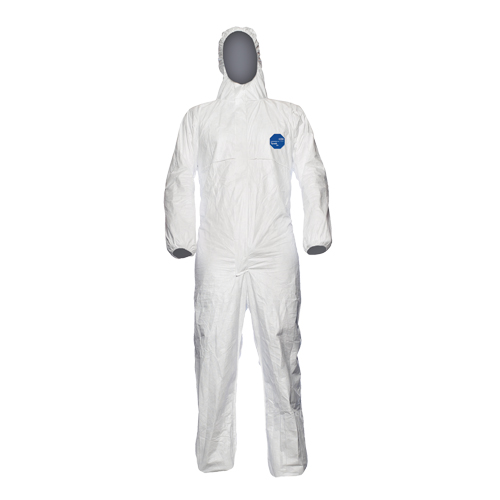 Coveralls, Small, White, Tyvek&reg; 500 Nia-Chem Ltd.