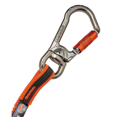 Squids&reg; 3109F(x) Double-Locking Tool Lanyard with Swivel, Bungee, Carabiner/Loop Nia-Chem Ltd.