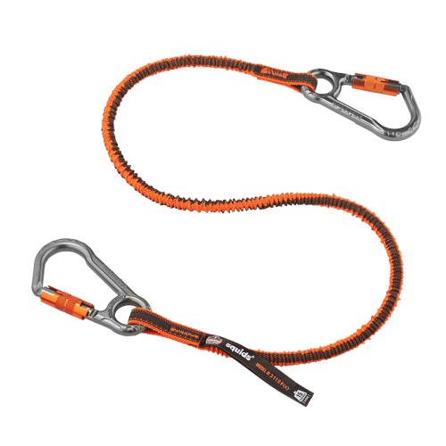 Squids&reg; 3118F(x) Locking Tool Lanyard, Bungee, Dual Carabiner Nia-Chem Ltd.