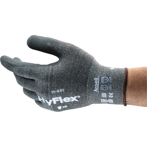 Gant enduit Hyflex r&eacute;sistant &agrave; la coupe, 6, R&ecirc;vetement Nitrile, Calibre 18, Enveloppe en Nylon Nia-Chem Ltd.