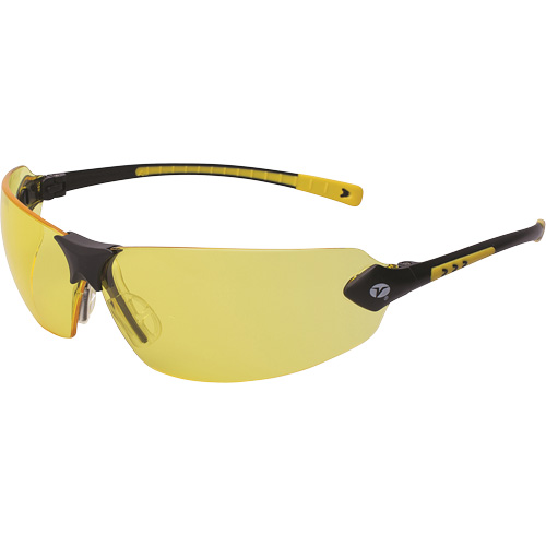 Lunettes de s&eacute;curit&eacute; Veratti 429, Lentille Ambr&eacute;e, Anti-&eacute;gratignures, ANSI Z87+/R&eacute;pond ou surpasse la norme CSA Z94.3 Nia-Chem Ltd.