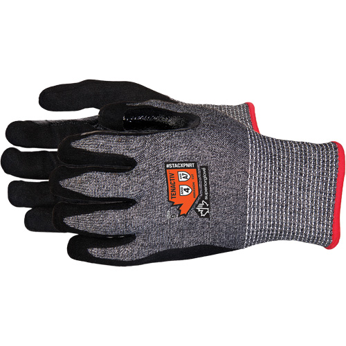 Gants en tricot de composite r&eacute;sistant aux coupures, Taille 6/T-petit, Calibre 13, Rev&ecirc;tement Mousse de nitrile, Enveloppe en Acier inoxydable/PEHP/TenActiv, ASTM ANSI niveau A7 Nia-Chem Ltd.