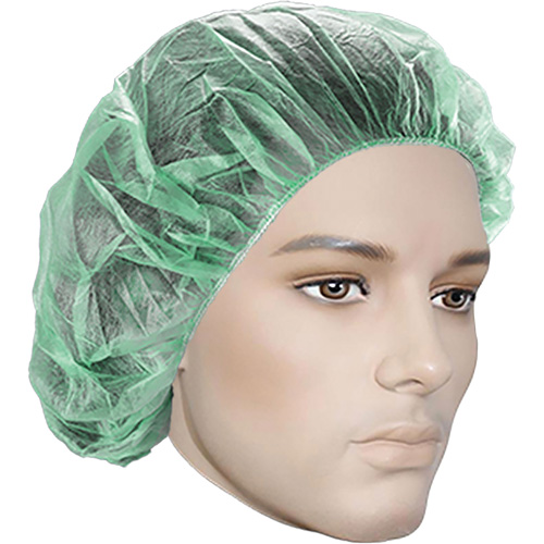 Bonnets bouffants, Polypropyl&egrave;ne, 21", Vert Nia-Chem Ltd.