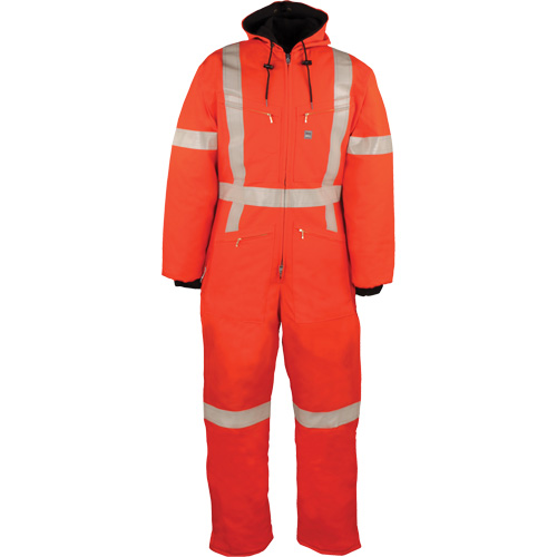 Reflective Insulated Coveralls, Small, Orange Nia-Chem Ltd.